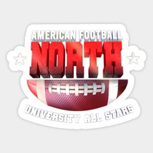 North Aamerican football Sticker